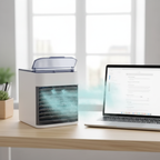 BreezeBox on office desk