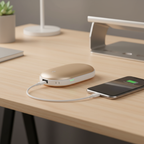 Warmify Duo charging smartphone